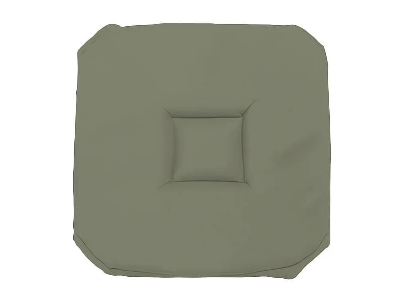 Cojin de silla Gobelin 40X40X3 cm ALIX caqui , por Soleil d'ocre