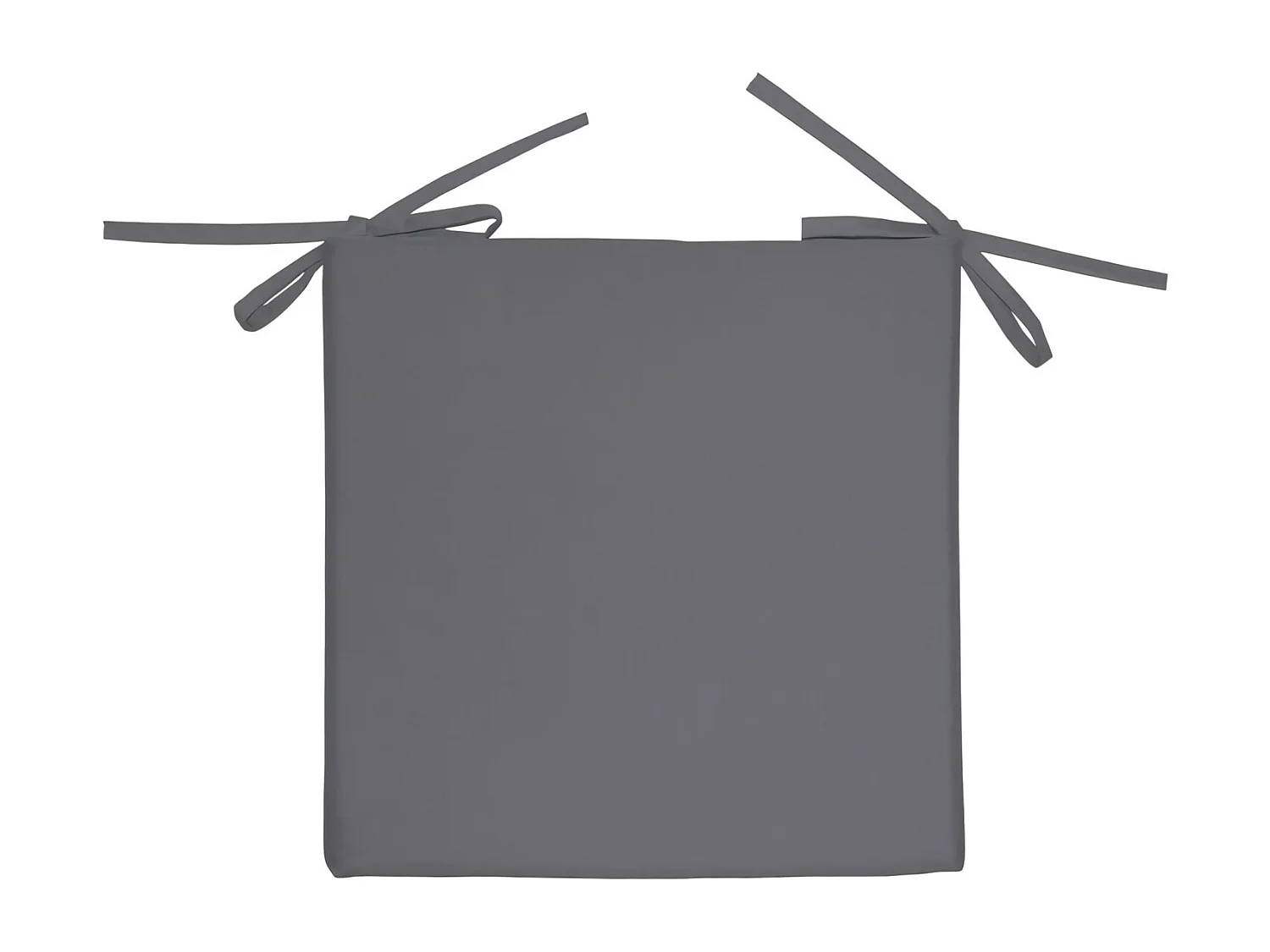 Cojin de silla exterior impermeabilizada 40x40x5 cm ALIX antracita