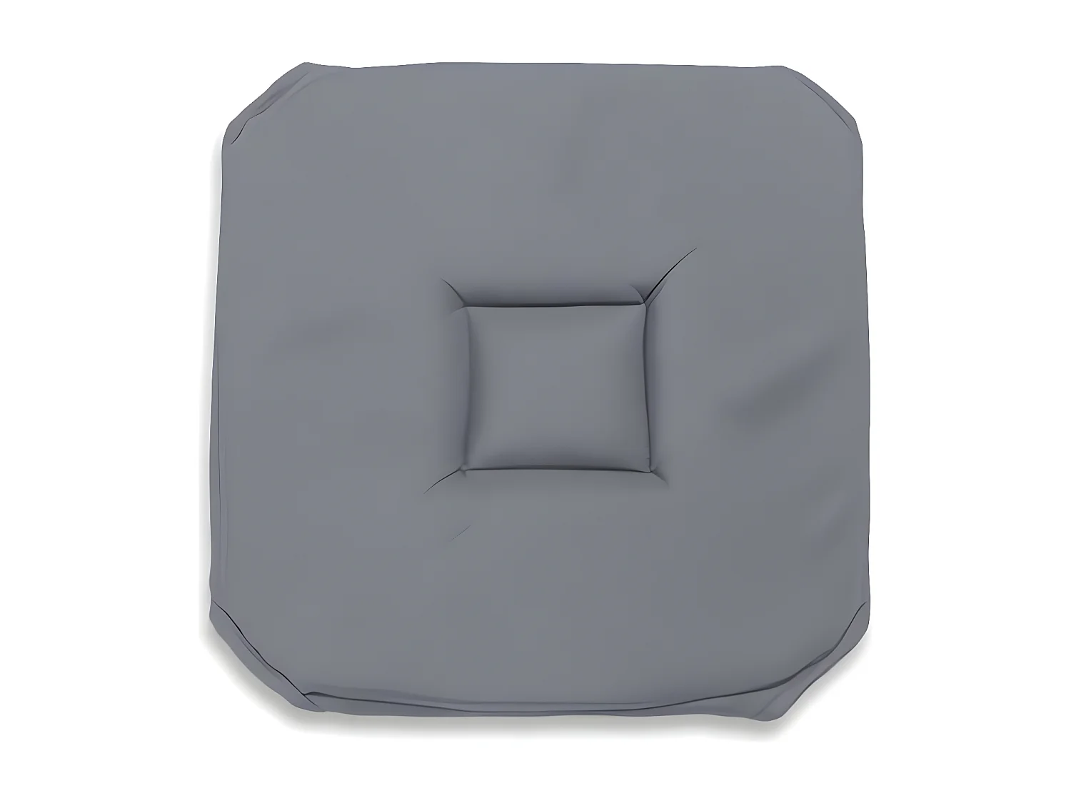 Dessus de chaise gobelin 40x40X3 cm ALIX gris, par Soleil d'ocre