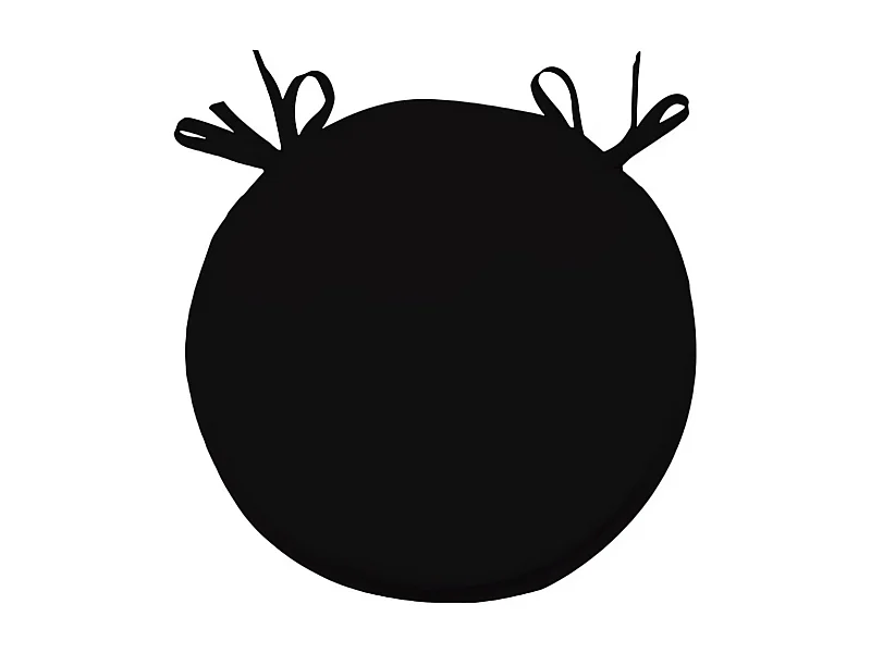 Cojin de silla bistró top 40 cm ALIX negro