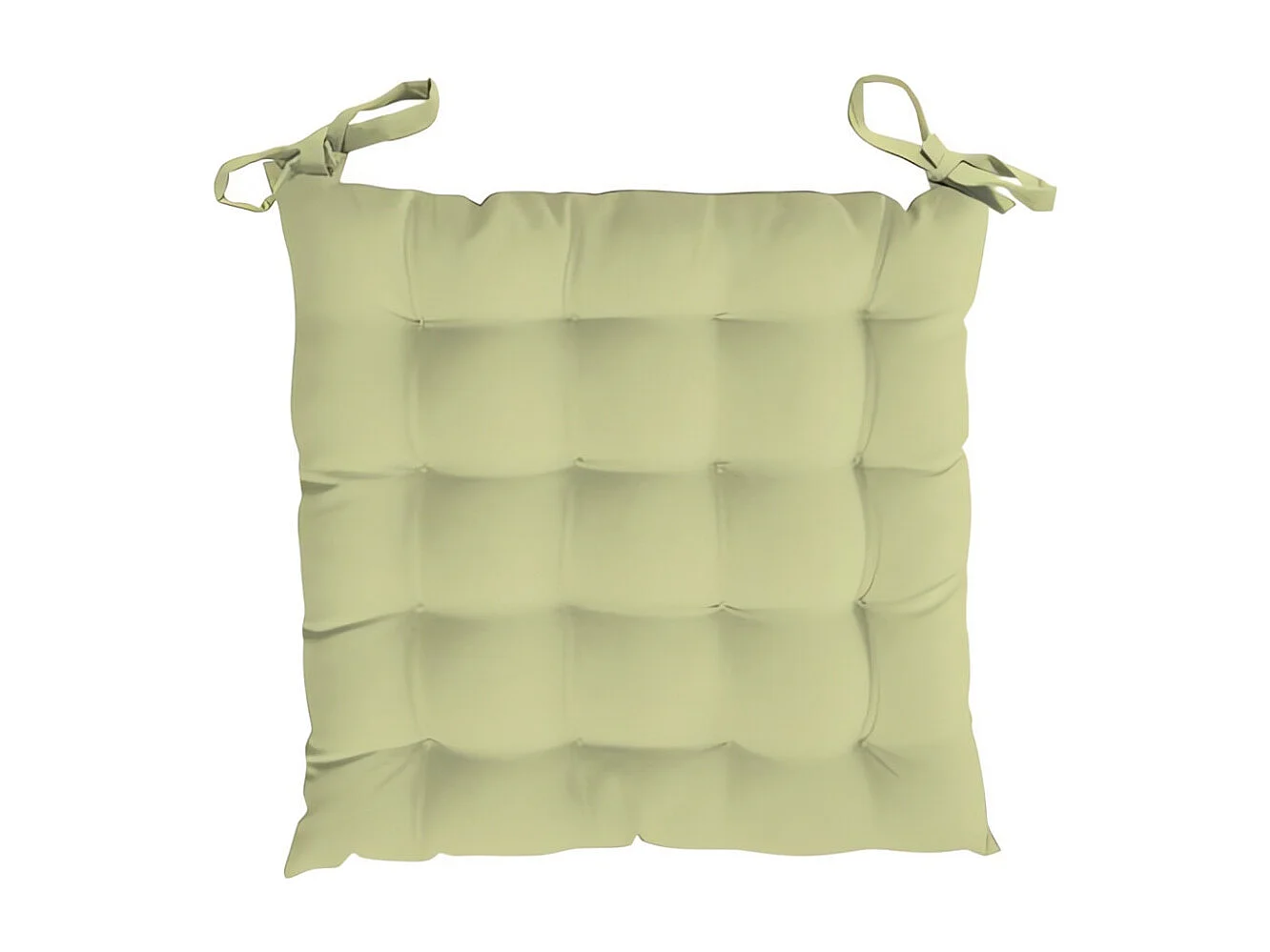Cojin de silla acolchado 40x40x5 cm ALIX verde lima