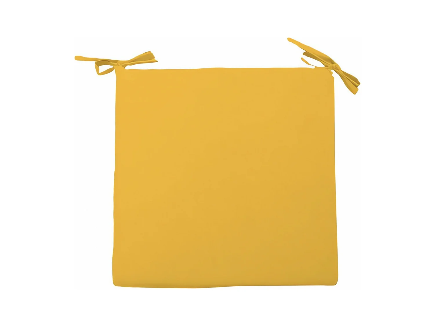 Dessus de chaise 40x40x3 cm ALIX jaune radieux, par Soleil d'ocre