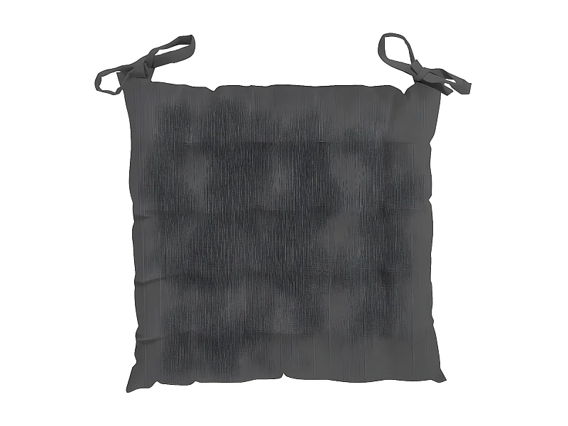 Cojin de silla acolchado VELVET antracita