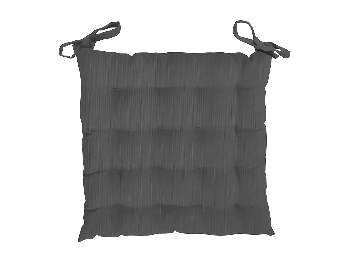 Cojin de silla acolchado TERCIOPELO antracita