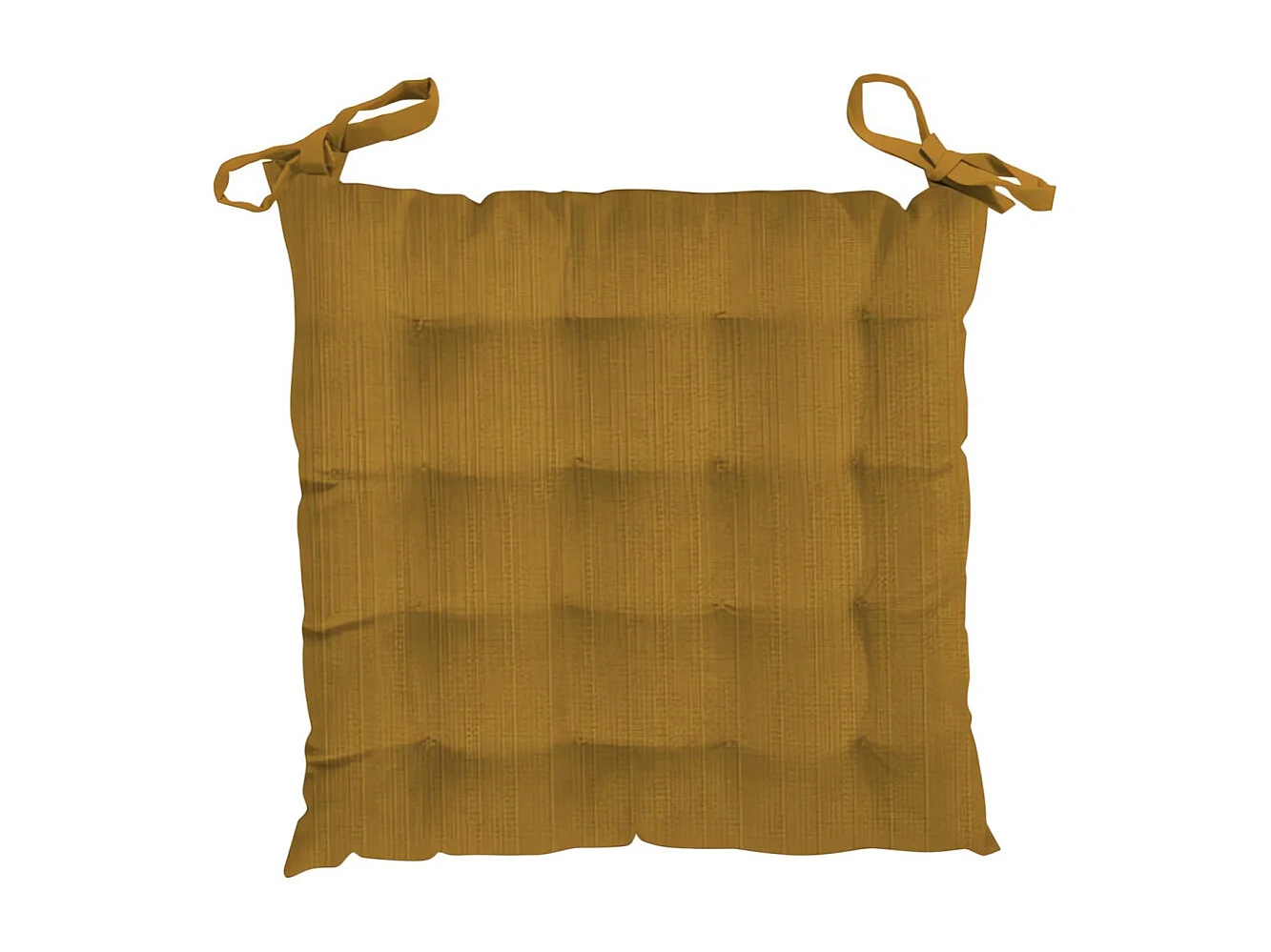 Cojin de silla acolchado TERCIOPELO ocre