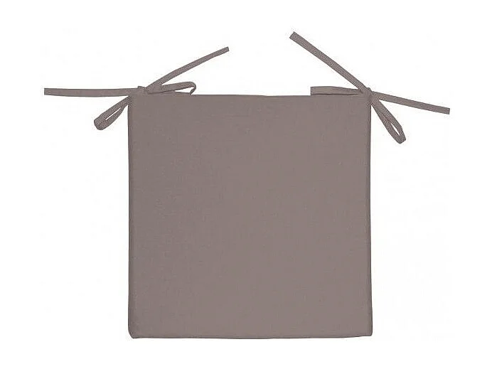 Dessus de chaise outdoor imperméabilisé 40X40X5 cm ALIX moka, par Soleil d'ocre