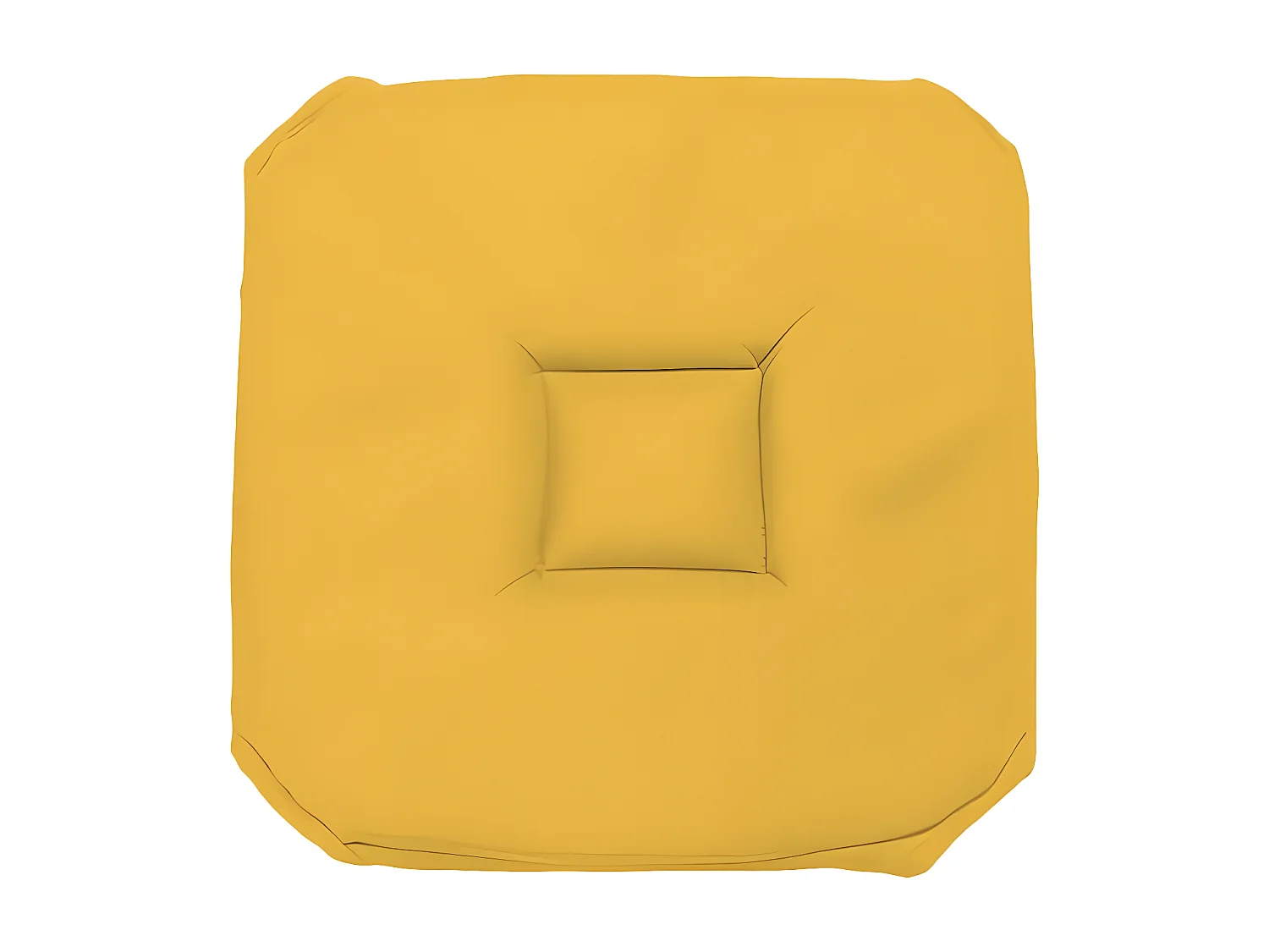 Dessus de chaise gobelin 40x40X3 cm ALIX jaune radieux, par Soleil d'ocre