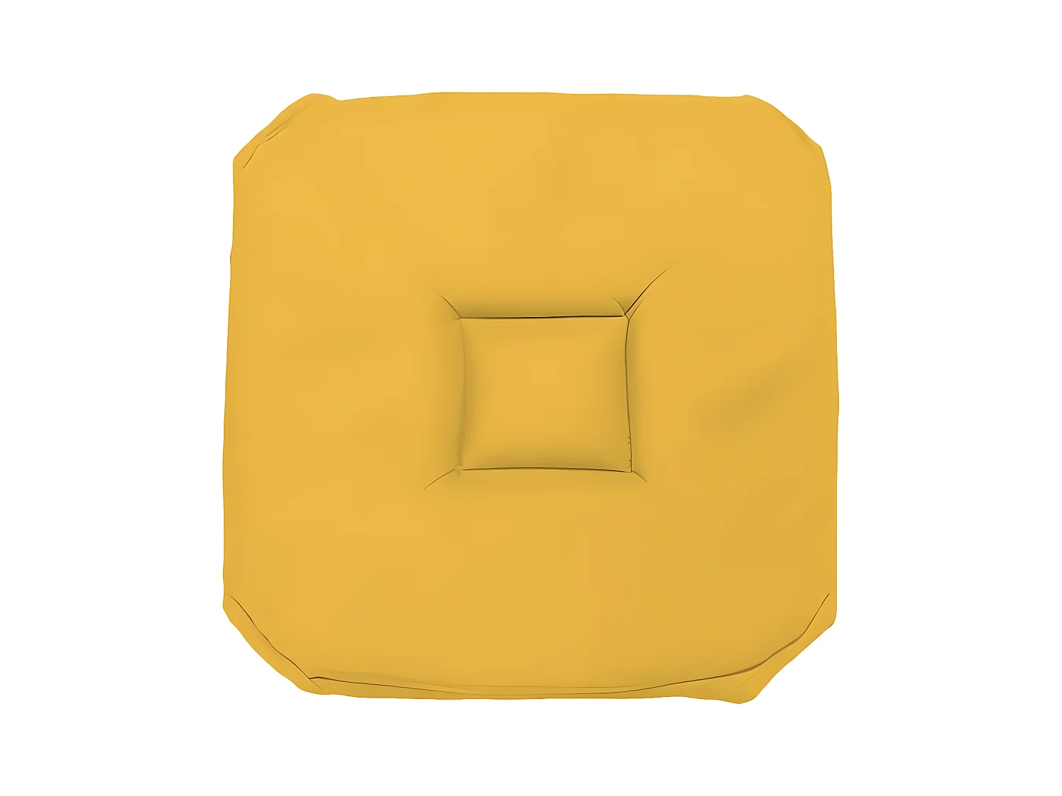Dessus de chaise gobelin 40x40X3 cm ALIX jaune radieux, par Soleil d'ocre