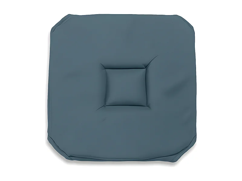 Dessus de chaise gobelin 40X40X3 cm ALIX bleu celadon, par Soleil d'ocre