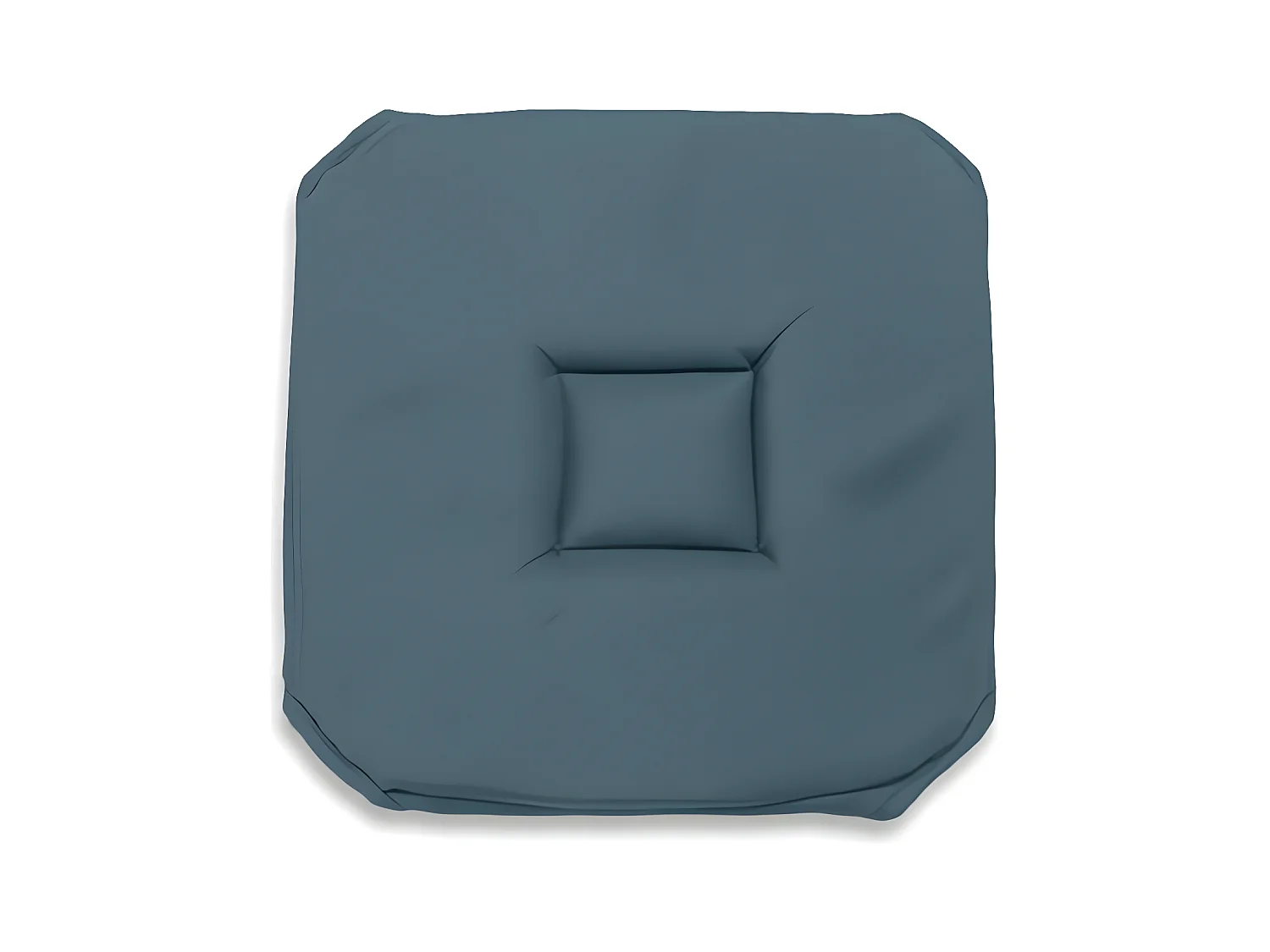 Dessus de chaise gobelin 40X40X3 cm ALIX bleu celadon, par Soleil d'ocre
