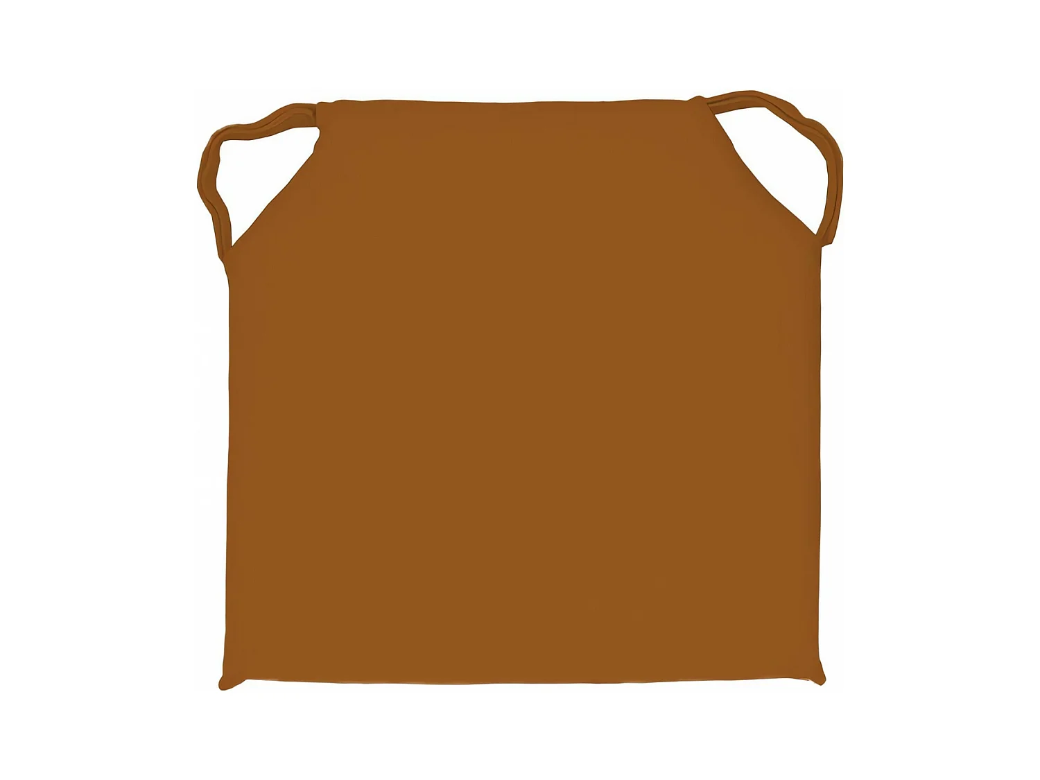 Dessus de chaise en coton lavé 40x40x4 cm SPIRIT bronze, par Soleil d'Ocre