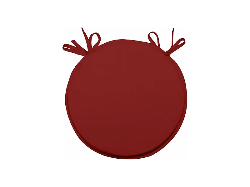 Dessus de chaise bistrot 40 cm ALIX rouge, par Soleil d'ocre