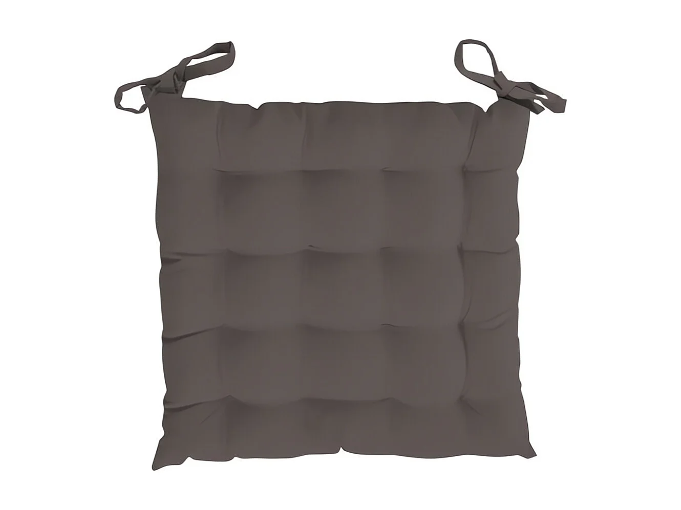 Cojin de silla acolchado 40x40 cm ALIX mocha