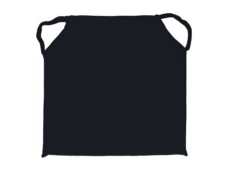 Cojin de silla de algodón lavado 40x40x4 cm SPIRIT orage, de Soleil d'Ocre