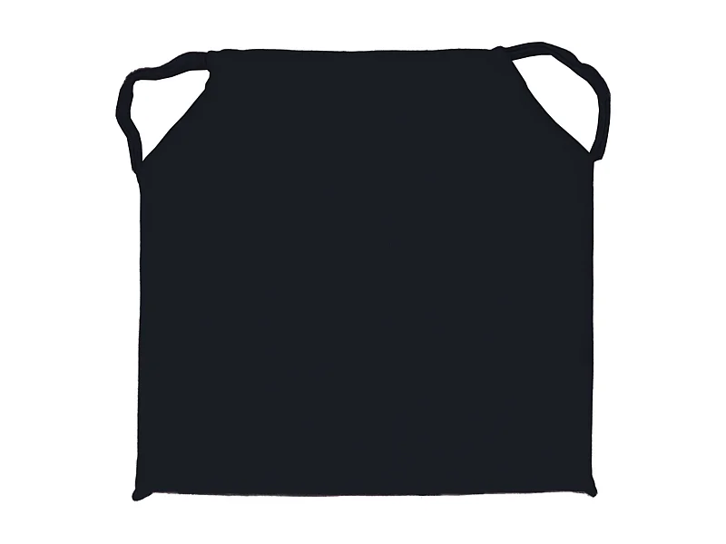 Dessus de chaise en coton lavé 40x40x4 cm SPIRIT orage, par Soleil d'Ocre