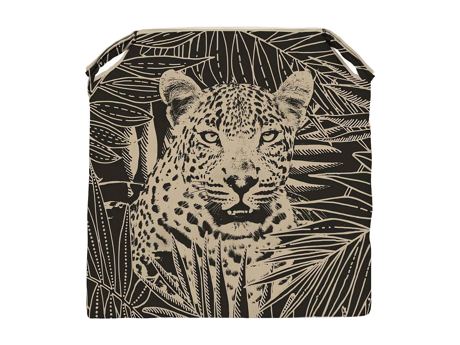 Cojin de silla de algodón 40x40x4 cm SAFARI