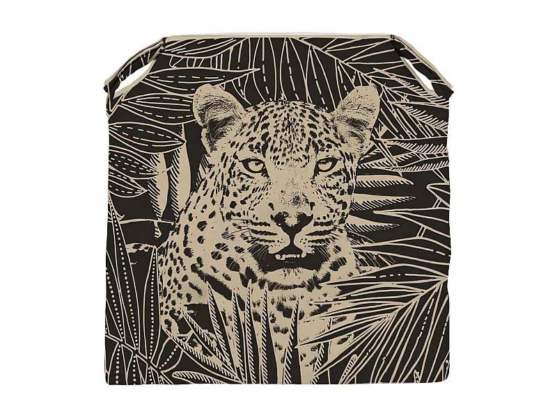 Cojin de silla de algodón 40x40x4 cm SAFARI