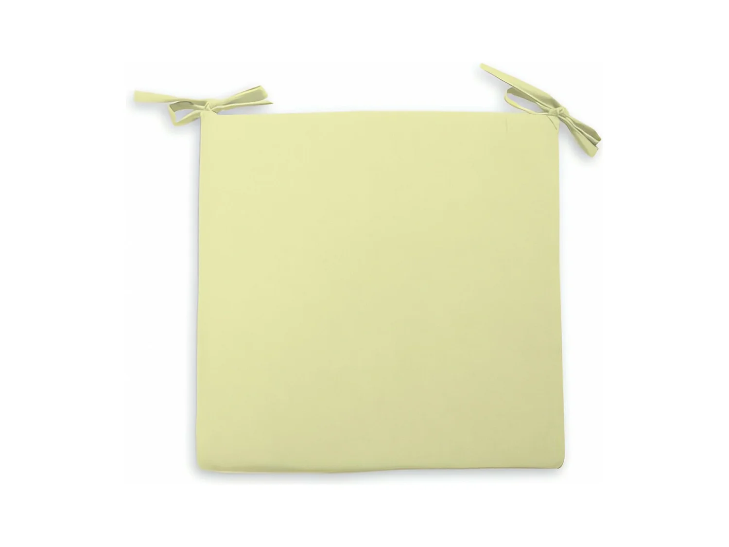 Dessus de chaise outdoor imperméabilisé 40x40X5 cm ALIX vert citron, par Soleil d'ocre