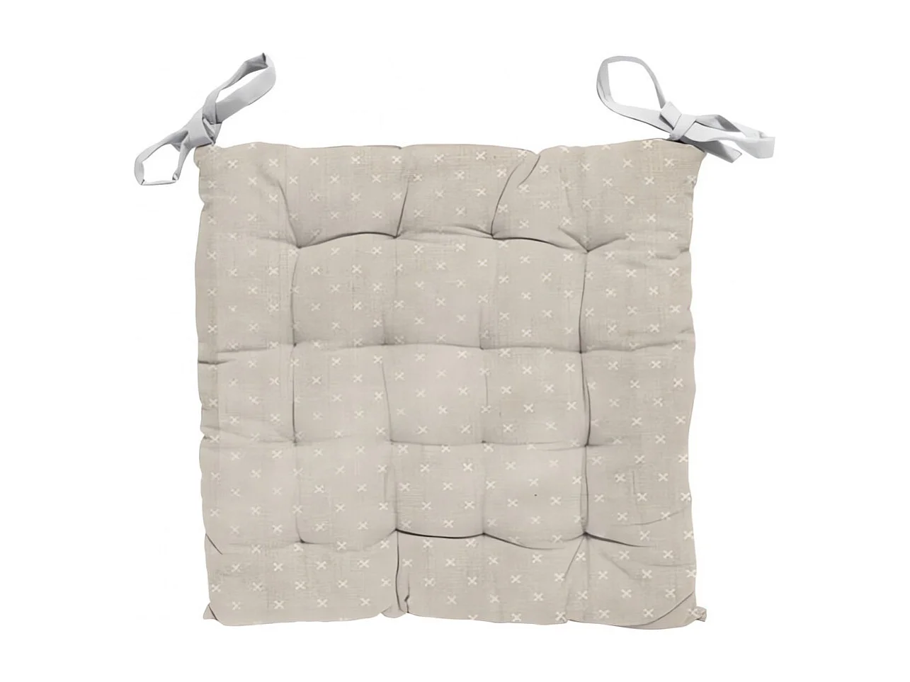 Cojin de silla capitoné 40X40X5 cm CANDICE, de Soleil d'Ocre