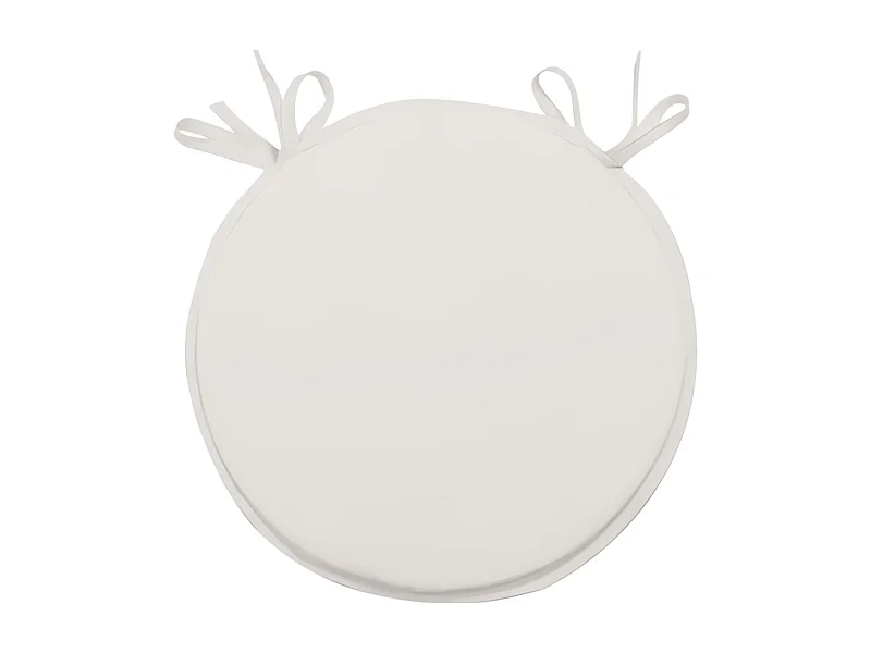 Dessus de chaise bistrot 40 cm ALIX blanc, par Soleil d'ocre