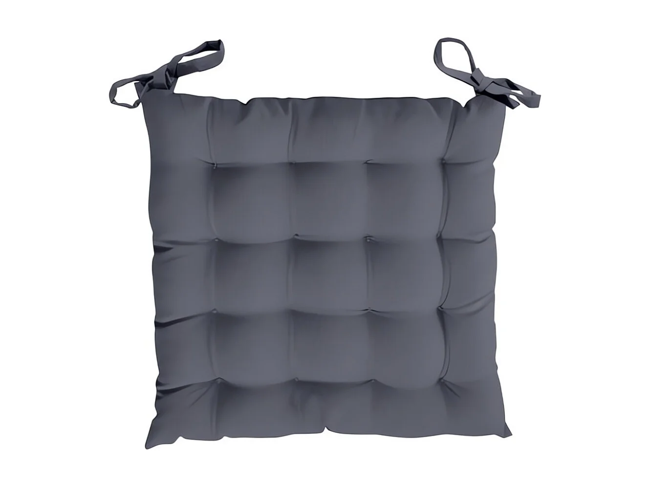 Cojin de silla acolchado 40x40 cm ALIX gris