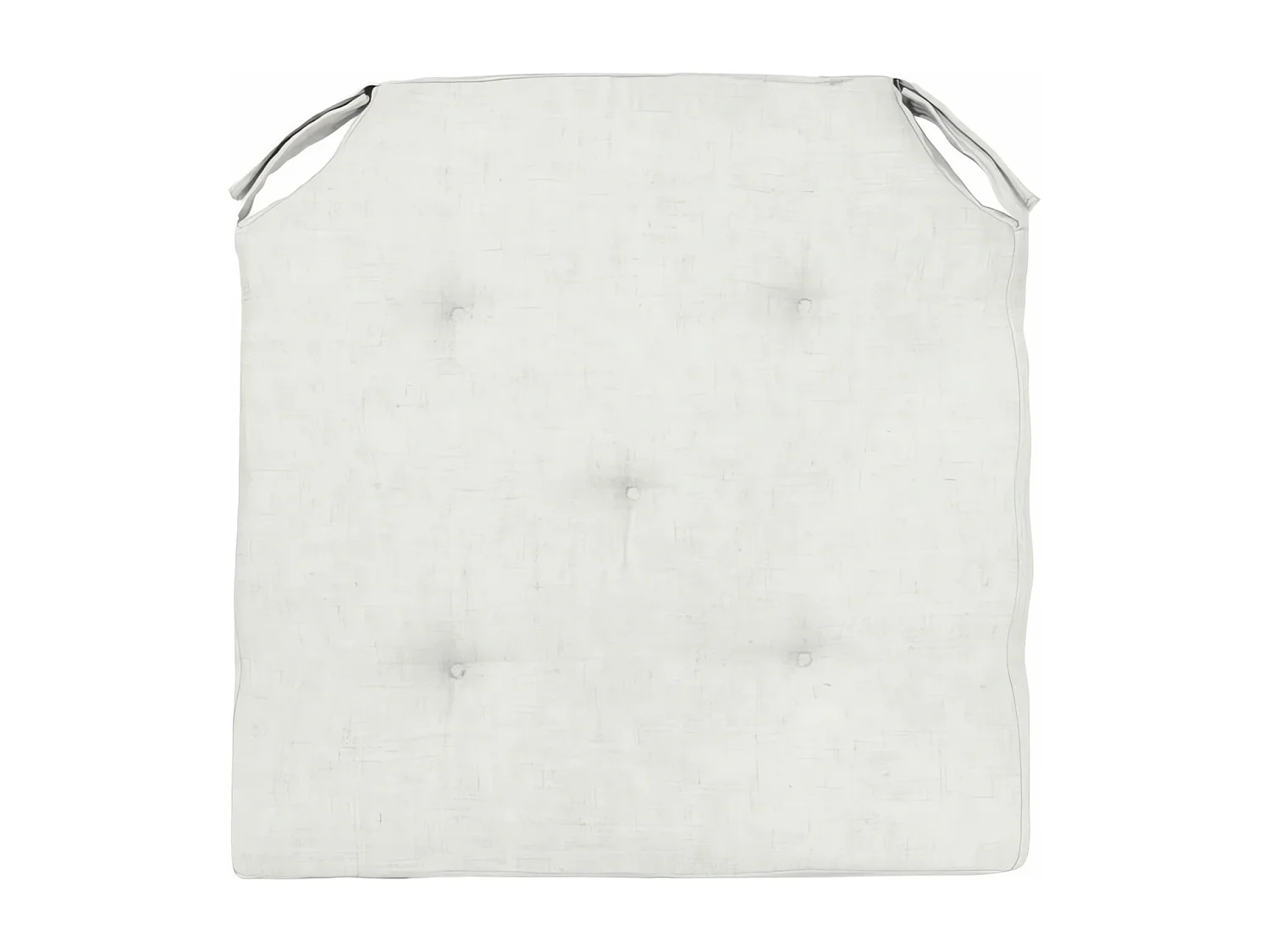 Cojin de silla de lino 40x40x4 cm LINO blanco