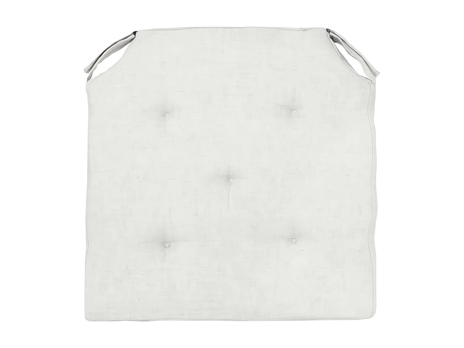 Cojin de silla de lino 40x40x4 cm LINO blanco