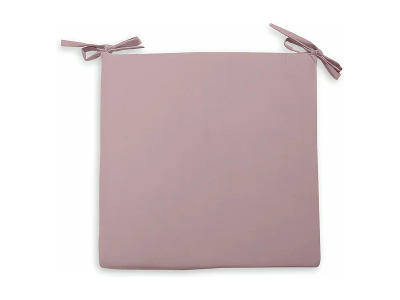 Dessus de chaise outdoor imperméabilisé 40X40x5 cm ALIX rose, par Soleil d'ocre
