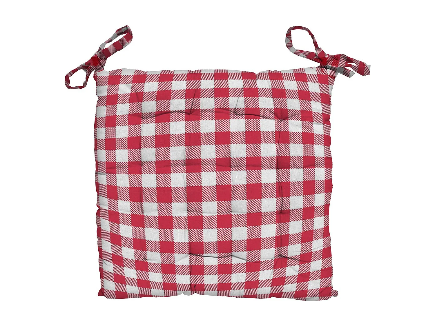 Cojin de silla de algodón 40x40x5 cm VICHY, por Soleil d'Ocre