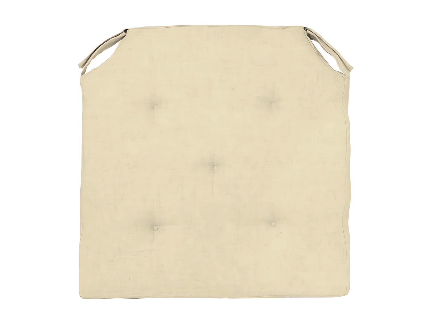 Dessus de chaise lin 40x40x4 cm LINEN naturel, par Soleil d'Ocre