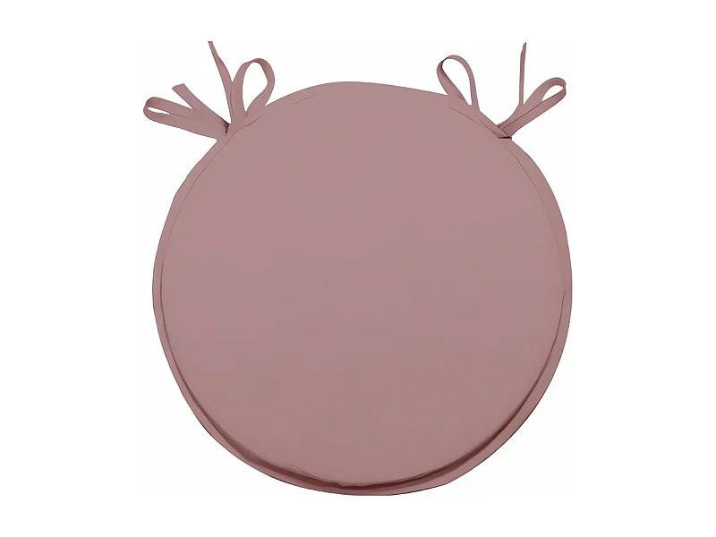 Dessus de chaise bistrot 40 cm ALIX rose, par Soleil d'ocre