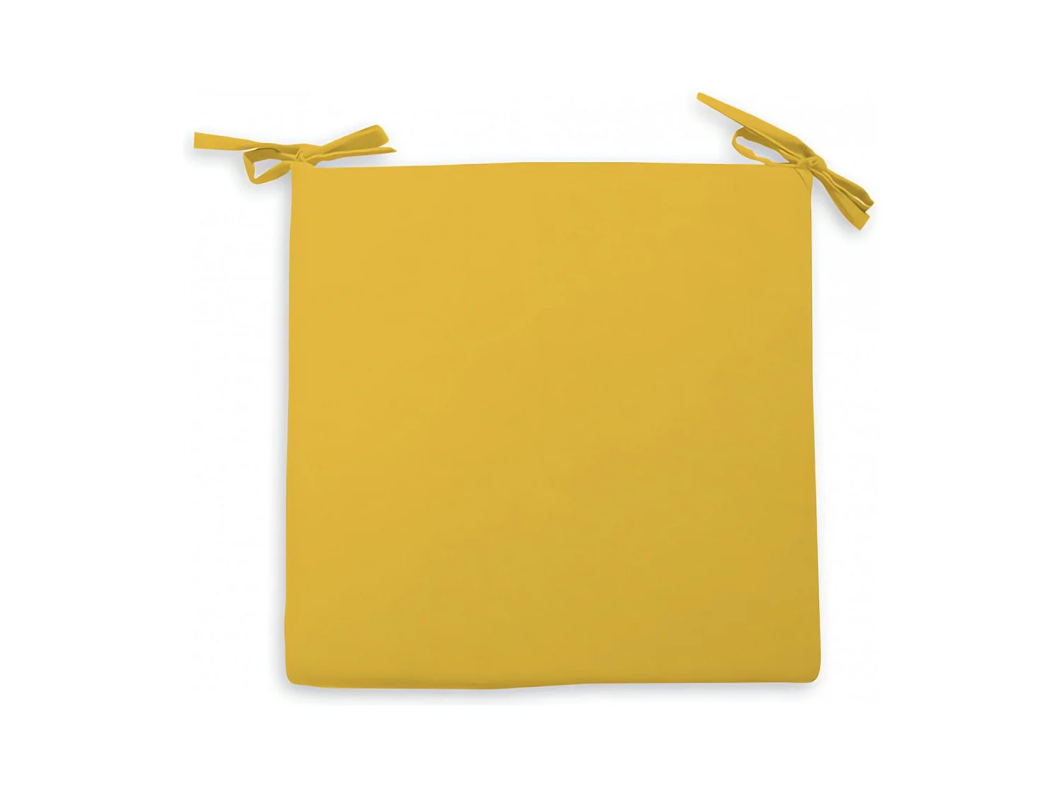 Dessus de chaise outdoor imperméabilisé 40X40X5 cm ALIX jaune, par Soleil d'ocre