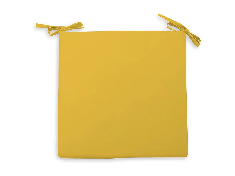 Cojin de silla exterior impermeabilizada 40X40X5 cm ALIX amarillo