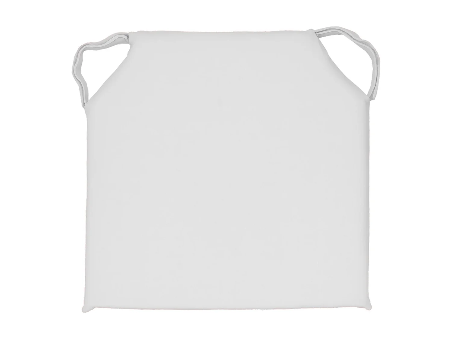 Cojin de silla de algodón lavado 40x40x4 cm SPIRIT white