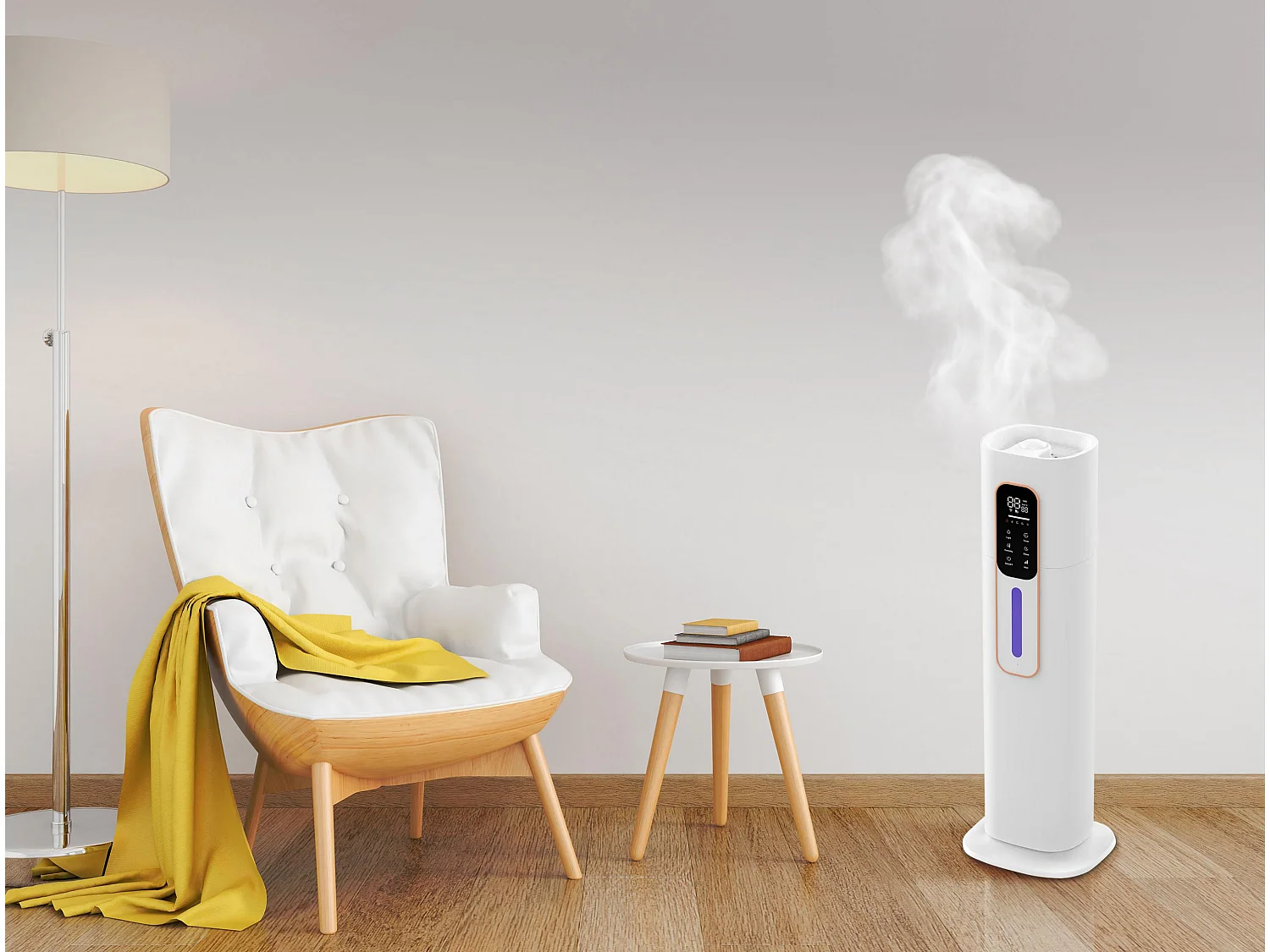 Humidificateur numérique à ultrasons de haute capacité