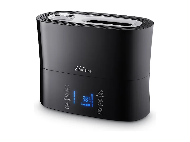 Humidificateur à ultrasons à vapeur chaude ou tiède pour 35 m²