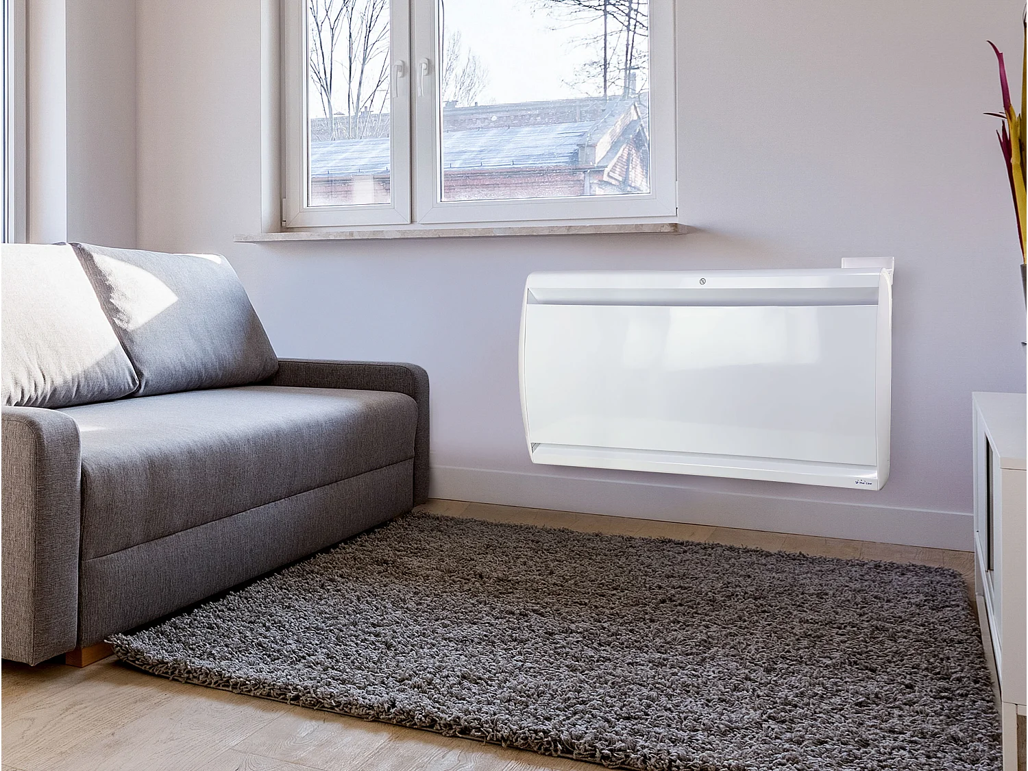 Energiebesparende Mica radiator met WIFI.