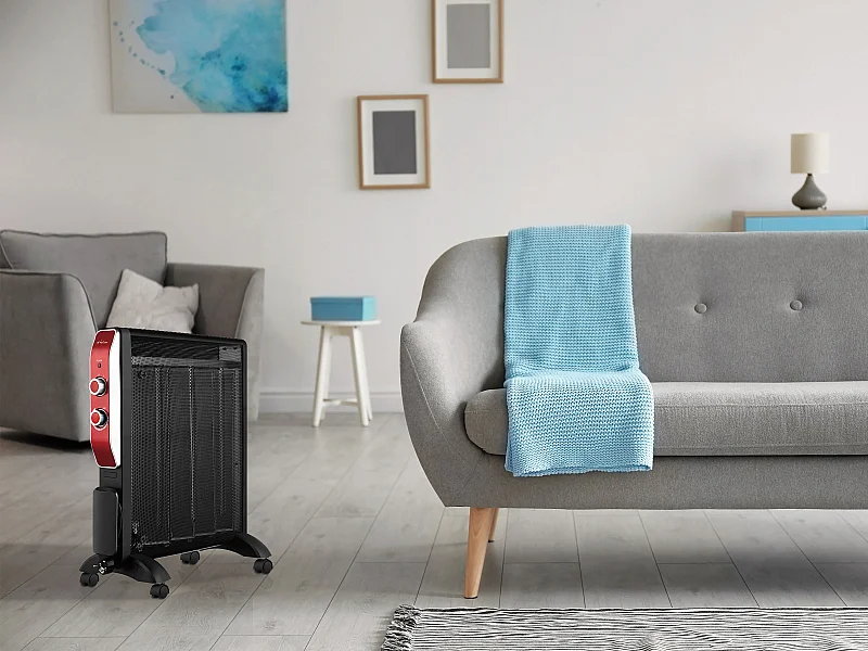 Radiatore elettrico in mica con termostato