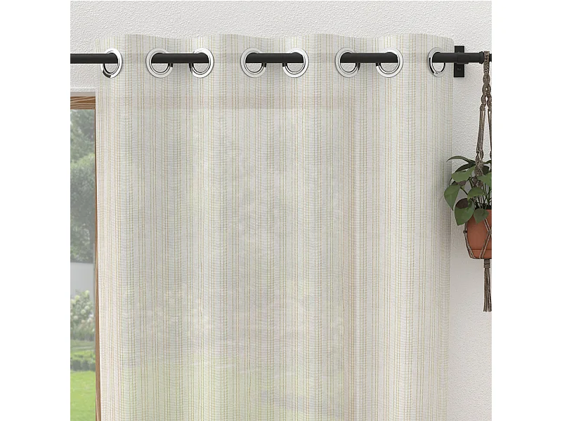 Cortina con ojales 135x250 cm BELLA oro, de Soleil d'ocre