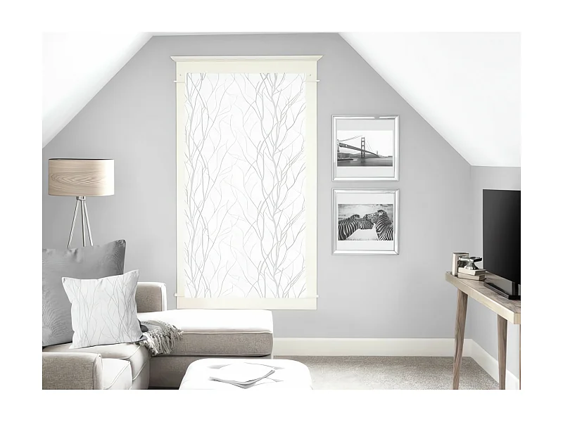 Visillo para ventana 60x120 cm LIANE blanc, de Soleil d'Ocre