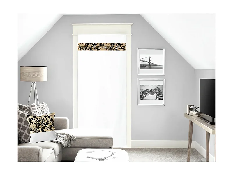 Visillo de puerta ventana de algodón 70x200 cm MAYLINE