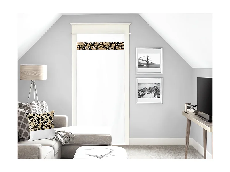 Visillo de puerta ventana de algodón 70x200 cm MAYLINE