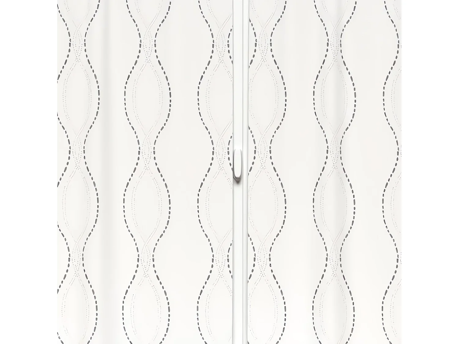 Par de visillos para ventana 60x120 cm PEARL, por Soleil d'Ocre