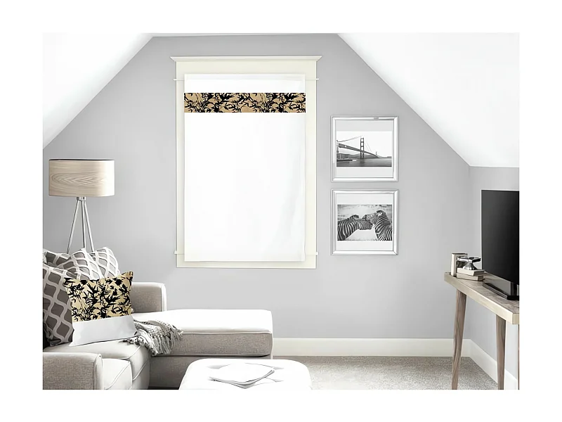 Brise bise en coton 45x90 cm MAYLINE, par Soleil d'Ocre