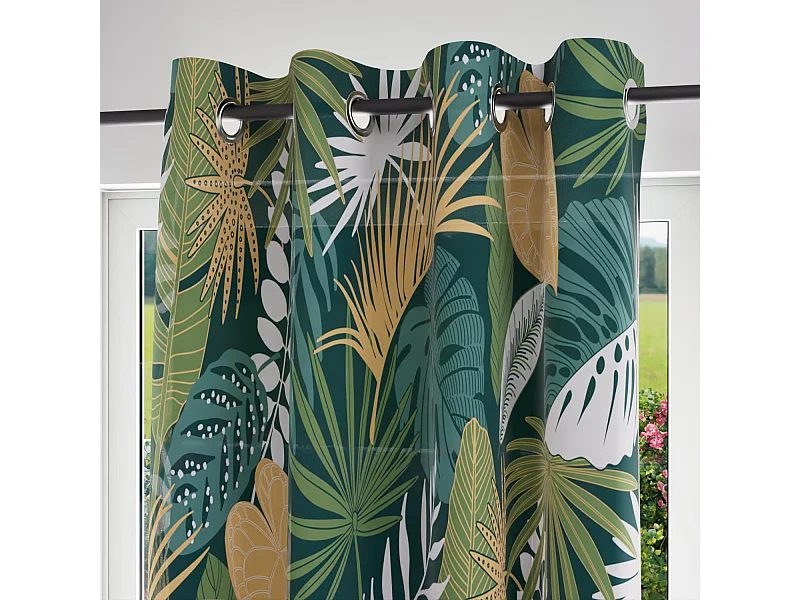 Voile à oeillets pur coton 135x250 cm TANZANIE, par Soleil d'Ocre