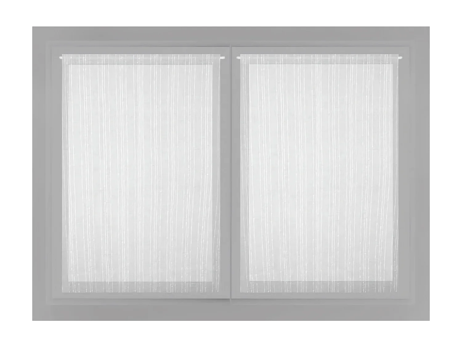 Par de Visillo para ventana 60x90 cm MAELIS
