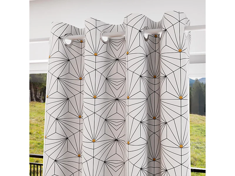 Cortina con ojales 135x250 cm OSIRIS