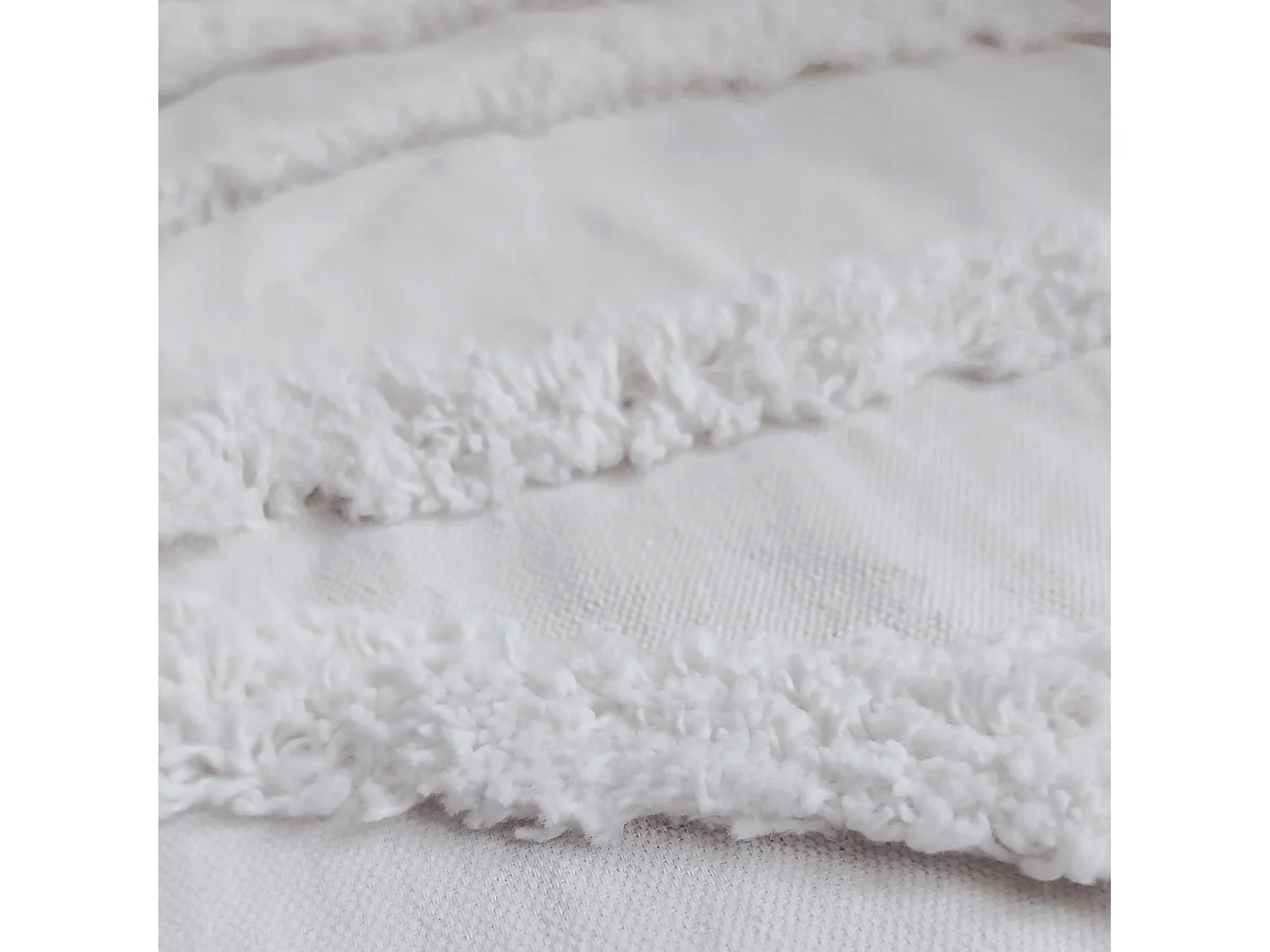 Cortina con ojales 135x250 cm TUFT Blanco, de Soleil d'Ocre