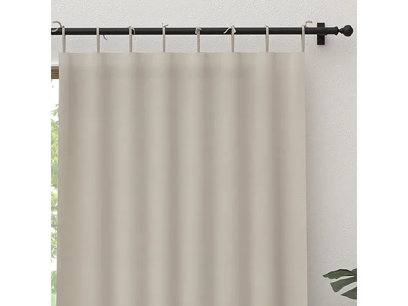 Voile à nouettes en coton 135x250 cm PANAMA lin, par Soleil d'Ocre