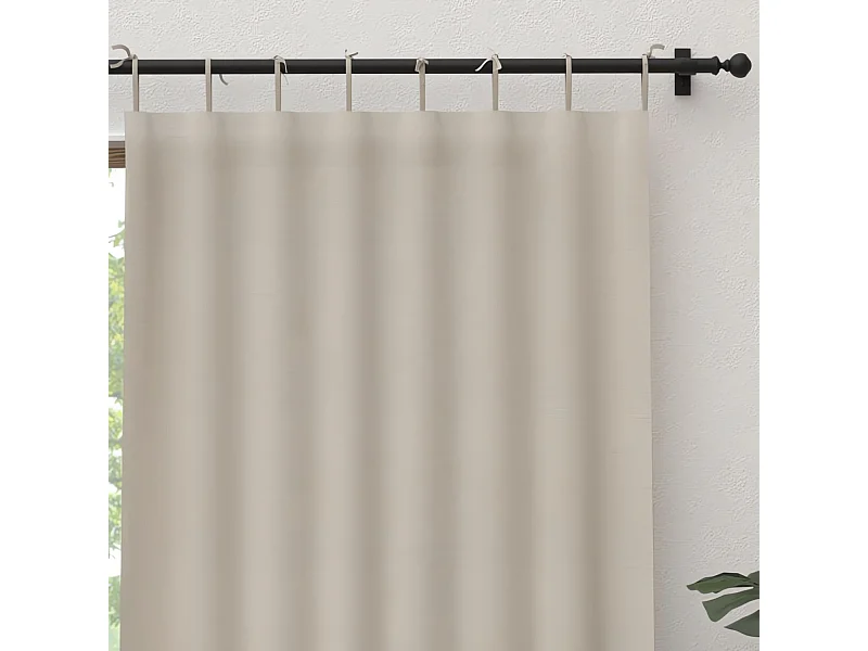 Voile à nouettes en coton 135x250 cm PANAMA lin, par Soleil d'Ocre